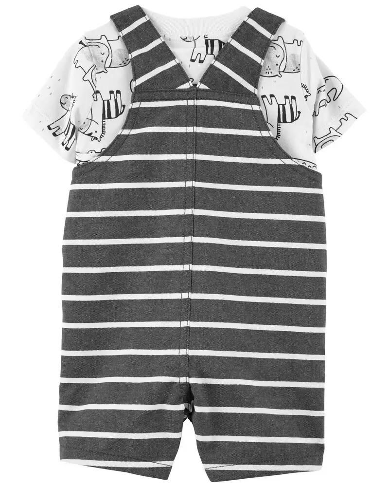 CONJUNTO – OVEROL RAYADO