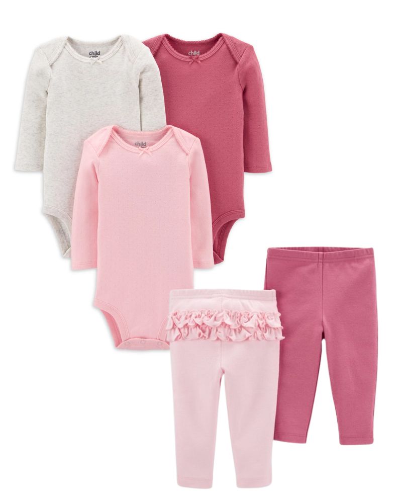 PACK x5 – BODYS+PANTALONCITOS