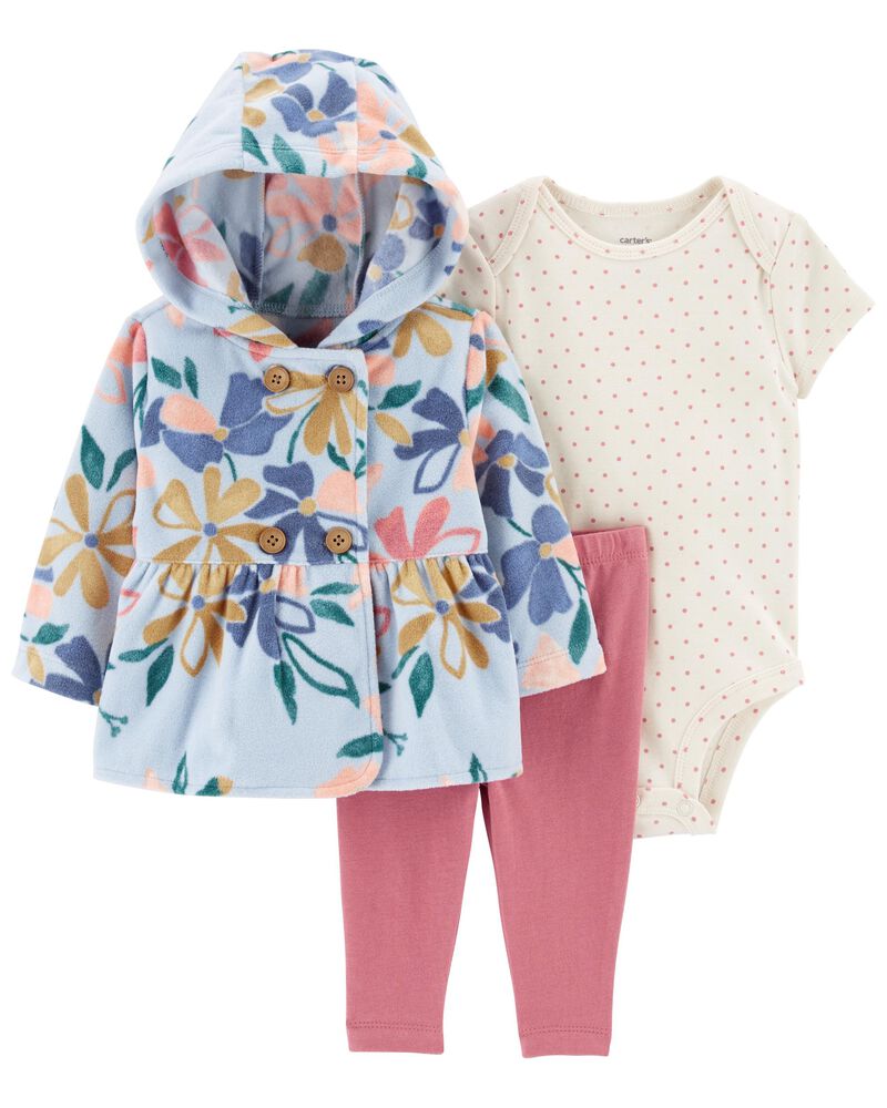 CONJUNTO X3 – CELESTE FLORAL