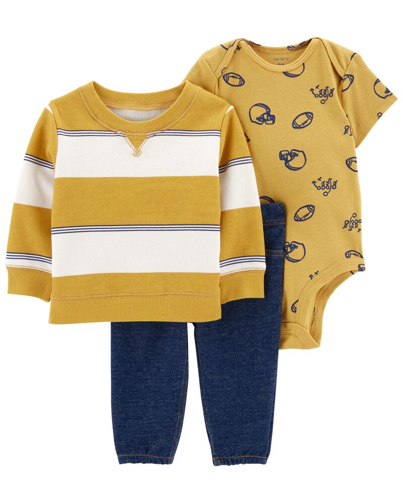 CONJUNTO X3 – RAYAS AMARILLAS