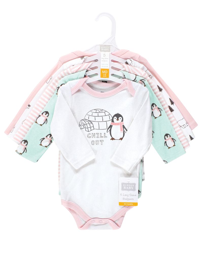 PACK X5 BODYS PINGÜINO