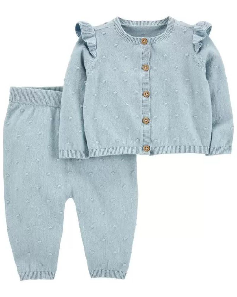 CONJUNTO X2 PIEZAS CELESTE