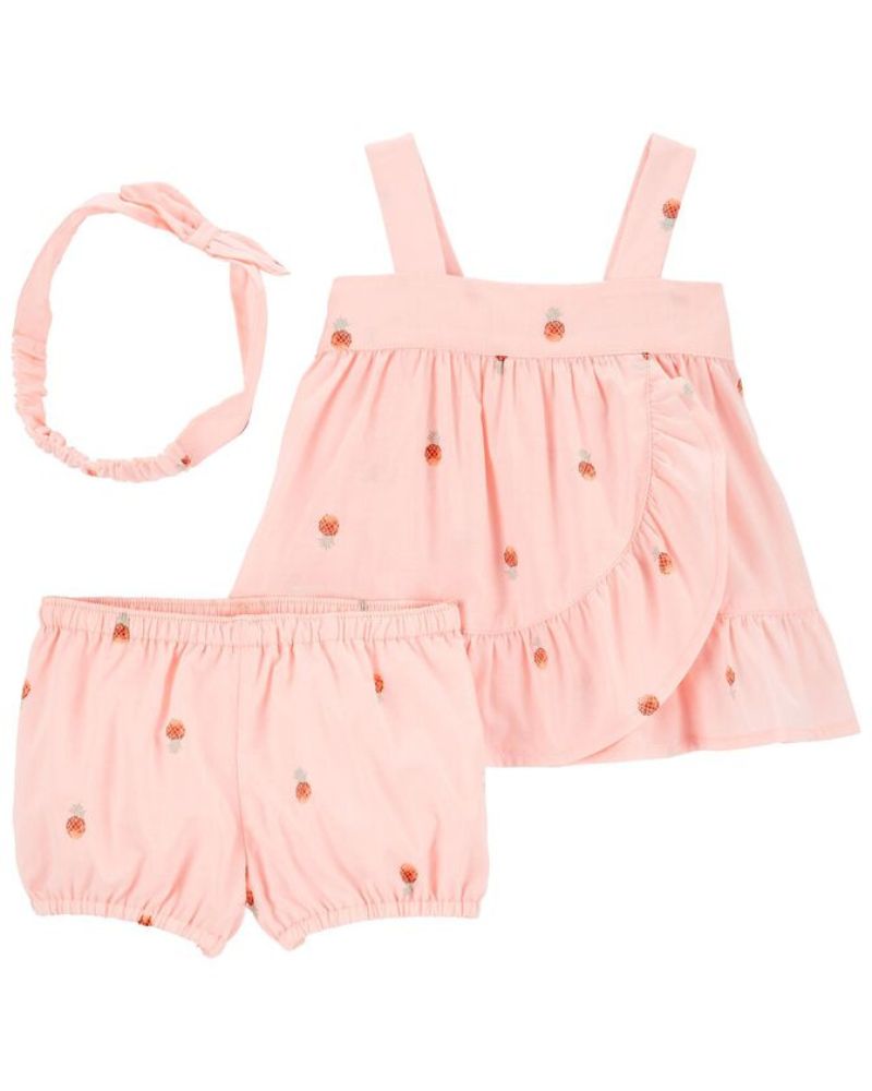 SET X3 PIEZAS ROSA – PIÑITAS
