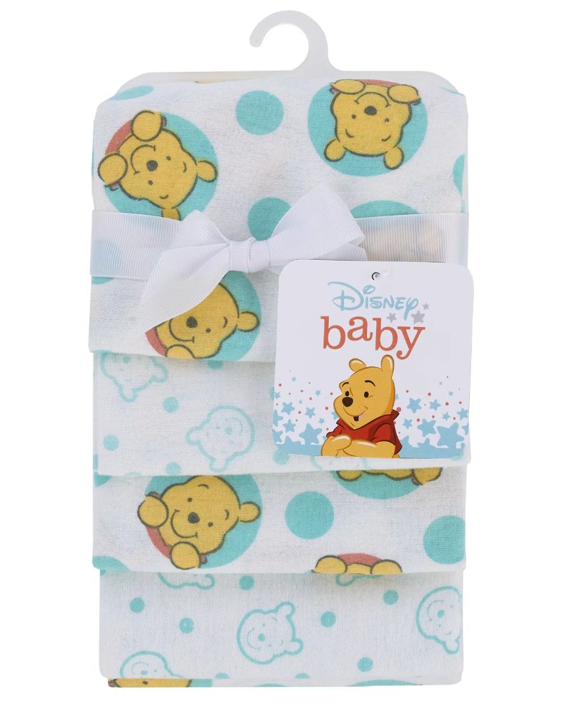 PACK X4 MANTITAS – WINNIE POOH