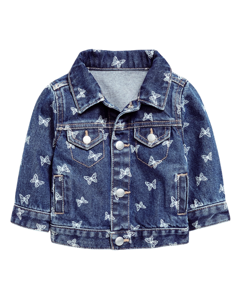 CASACA DENIM MARIPOSAS