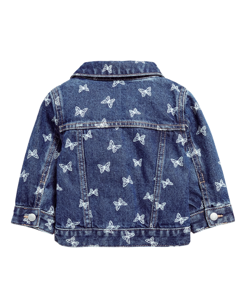 CASACA DENIM MARIPOSAS