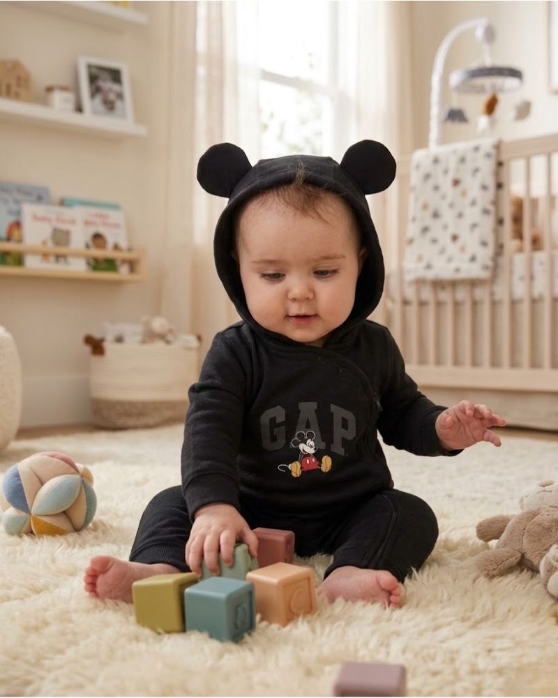 ENTERIZO DISNEY NEGRO