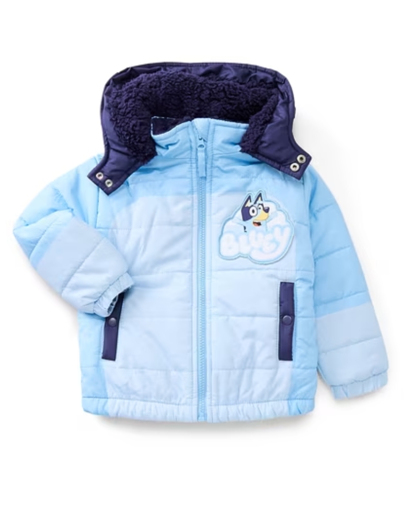 CASACA ACOLCHADA BLUEY CELESTE